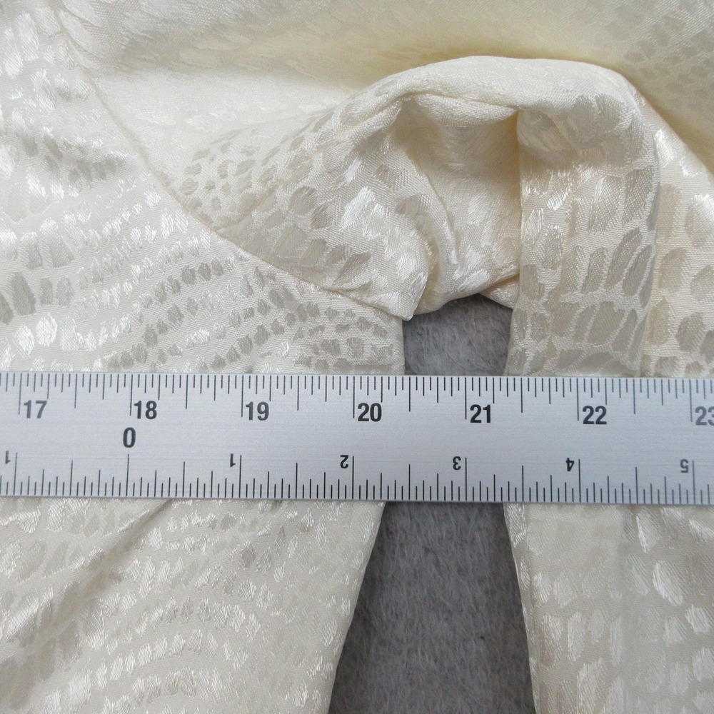 Lord &Taylor Jacquard Skirt Suit Women 14 Ivory Quiet Luxury Formal Classic Glam - Picture 14 of 16